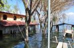 A cheia do lago Atitlán faz estragos em San Pedro la Laguna, na Guatemala